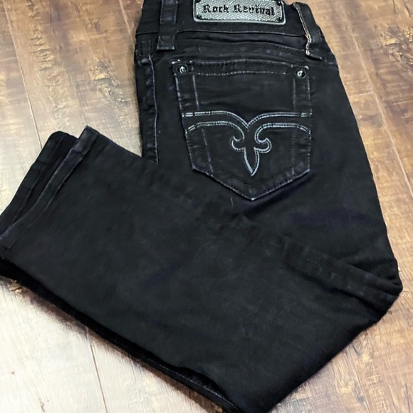 Womens Rock Revival Capris - Picture 3 of 6